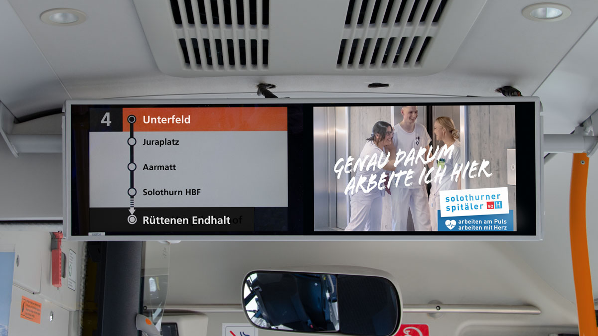 Passenger TV mit SOH Sujet