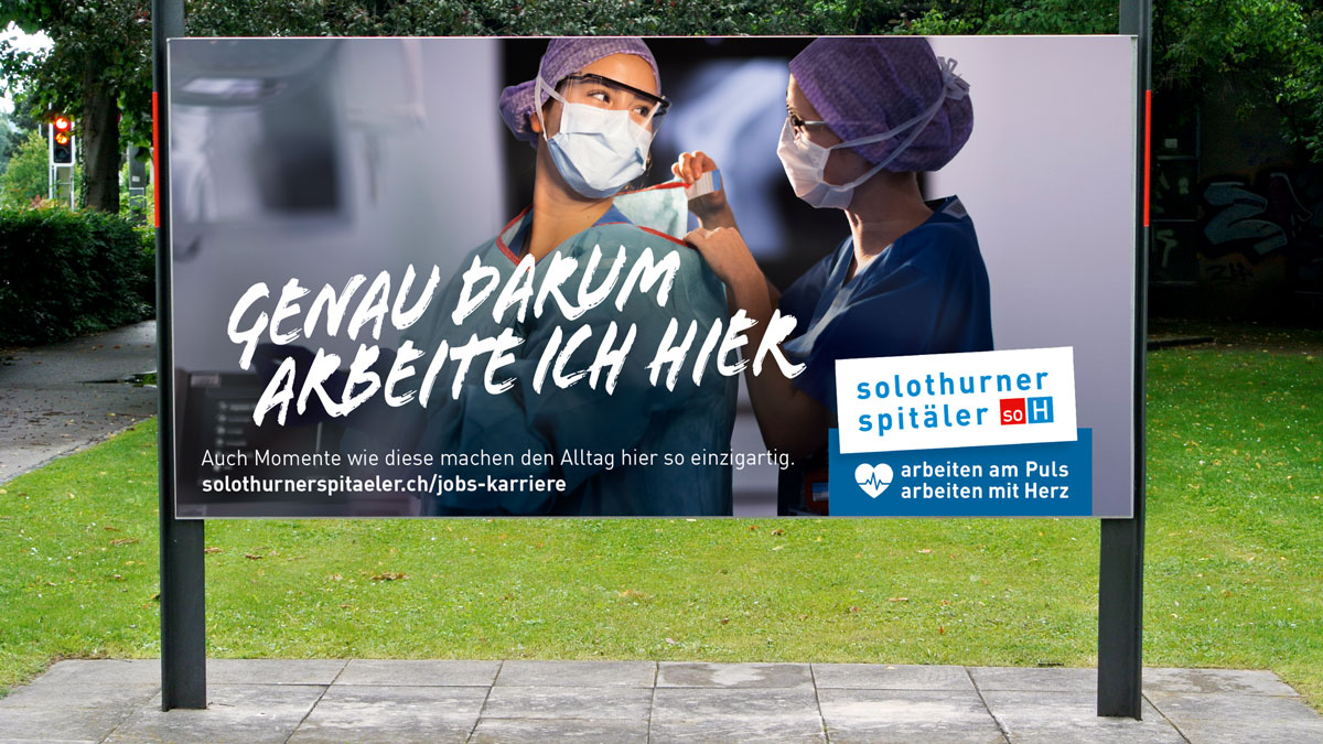 Grosses Plakat Querformat