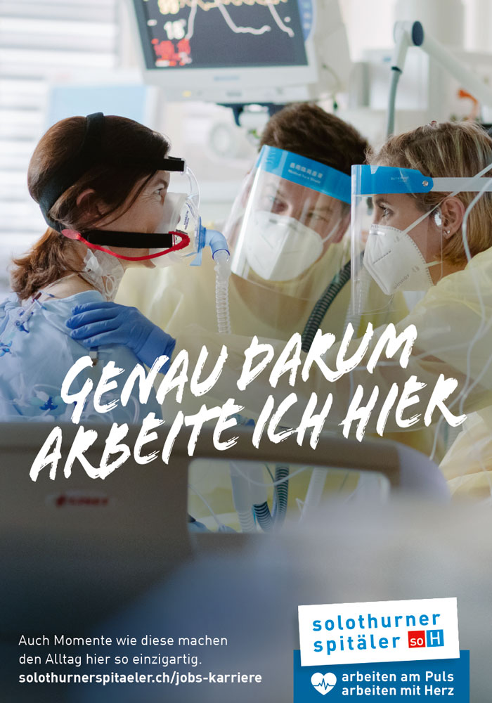 Sujet Intensivpflege Plakat Hochformat